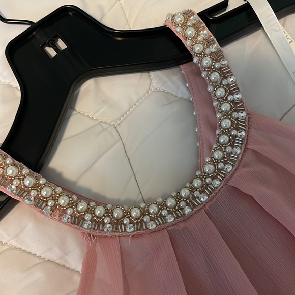 David’s Bridal short pink dress - Picture 4 of 8